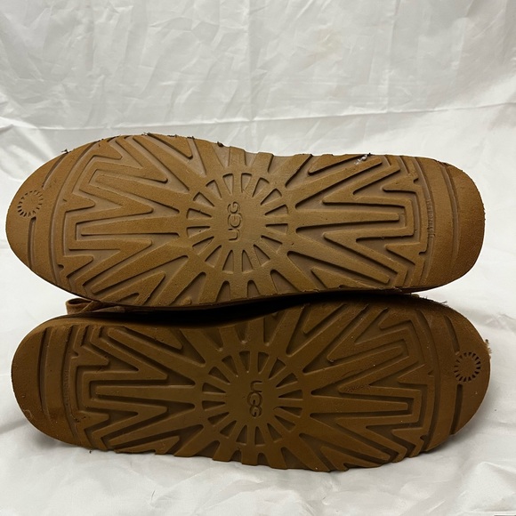 Ugg Men’s Neumel Chukka Chestnut Boots sz 12 flawed - Picture 12 of 16
